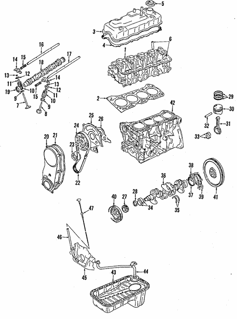 Engine for 1993 Suzuki Sidekick | World OEM Parts Subaru