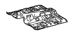 5811160G50 - Body: Front Floor Pan for Toyota: 4Runner, Land Cruiser Image