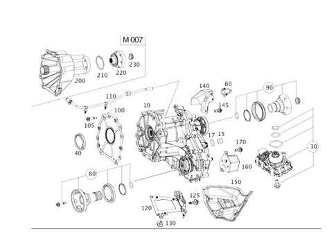 Transfer Case Assembly for 2024 Mercedes-Benz GLE350 #0