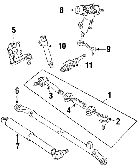 Steering Gear & Linkage for 1995 Toyota Pickup #4