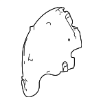 68067401AA - Body: Inner Wheelhouse for Mopar Image