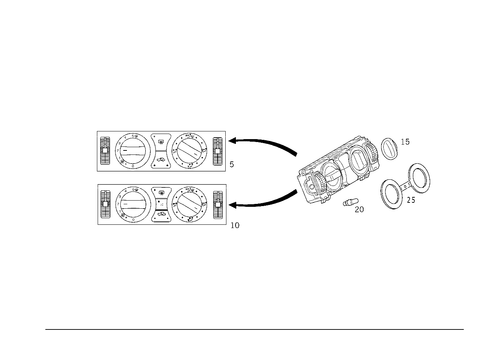 Operating Unit for 2002 Mercedes-Benz SLK320 #0