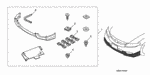 8F01SEP2M0BX - Accessory Components: CLIP, FEMALE for Honda Image