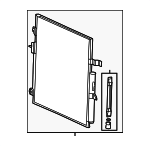 68468125AA - HVAC: Condenser for Jeep: Grand Wagoneer, Grand Wagoneer L, Wagoneer, Wagoneer L Image