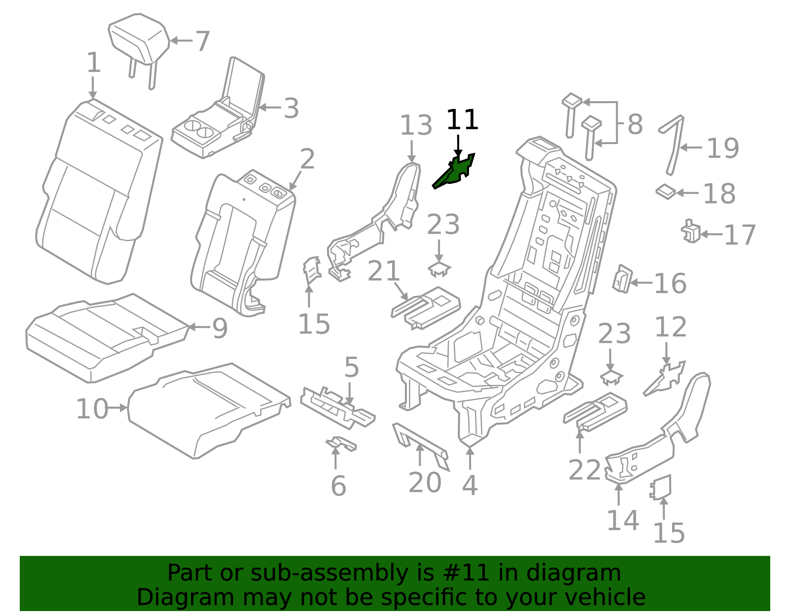 2025 Ford Pivot Cover LB5Z-7861348-AP | QuirkParts