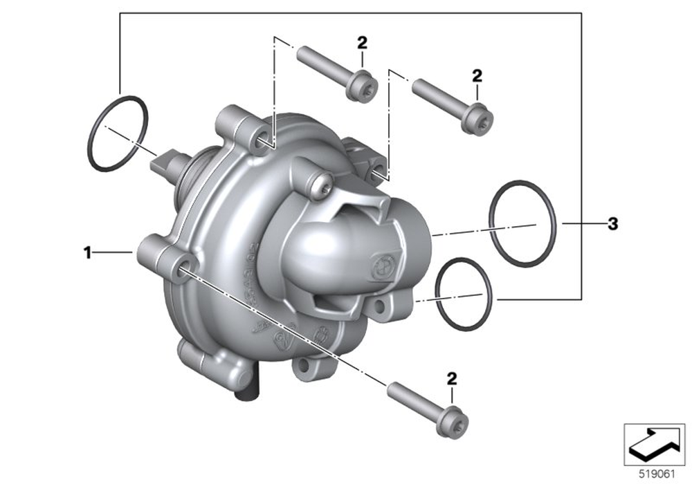 11518569272 - Water Pump 2010-2025 BMW-Motorrad | BMW