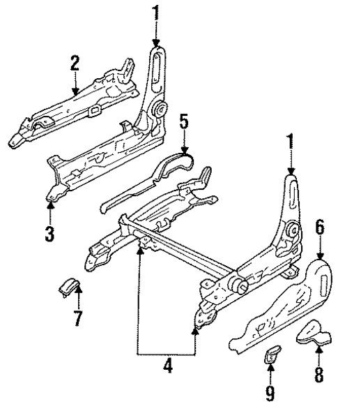 Tracks & Components for 1993 Dodge Colt #0