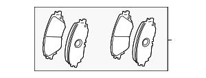 446506170 - : Brake Pads for Toyota Image