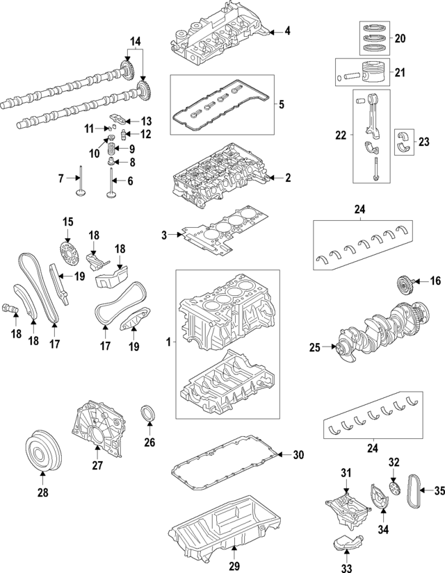 11318570649 - : Timing Chain for BMW: 328d, 328d xDrive, 530i, 535d, 535d xDrive, 540d xDrive, 540i, 740Ld xDrive, X3, X5 Image