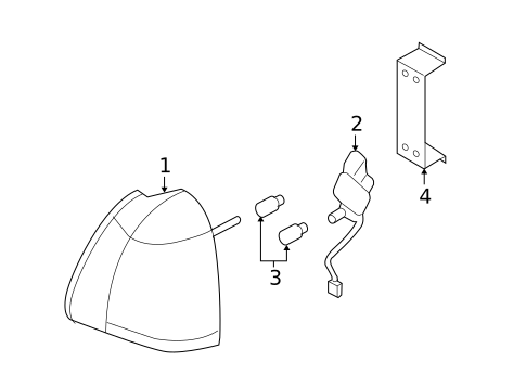 Tail Lamps for 2005 Lincoln Town Car #0