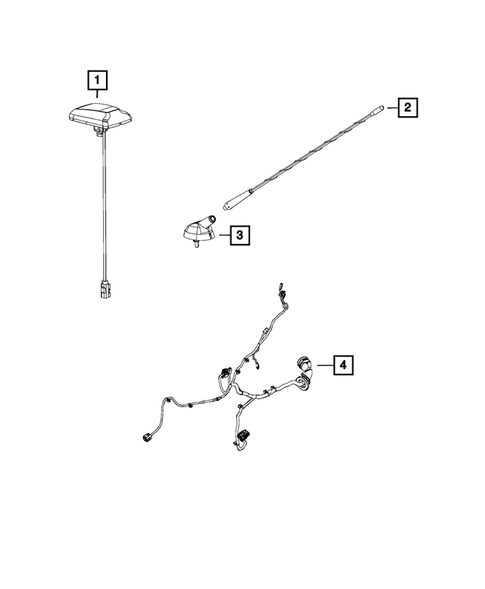 Radio, Antenna, Speakers, DVD, and Video systems for 2015 Ram ProMaster City #2