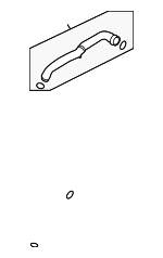 7L6145980J - Cooling System: Pressure Hose for Volkswagen Image