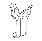 31261932 - Cooling System: Radiator Side Bracket for Volvo: S60, S60 Cross Country, S80, V60, V60 Cross Country, XC60, XC70 Image