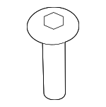 986212 - Cooling System: Upper Retainer Screw for Volvo: C40 Recharge, EC40, S60, S60 Cross Country, S80, V60, V60 Cross Country, XC40 Recharge, XC70 Image