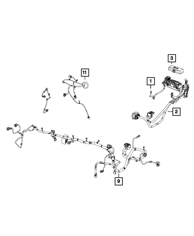 68209998AC - Electrical: Auxiliary Power Distribution Center Kit for Mopar Image image
