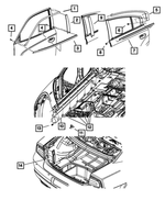 6104625AA - Exterior Ornamentation: Screw for Mopar Image