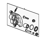 1722919 - Brakes: ACDelcoâ„¢ Caliper for GM Image