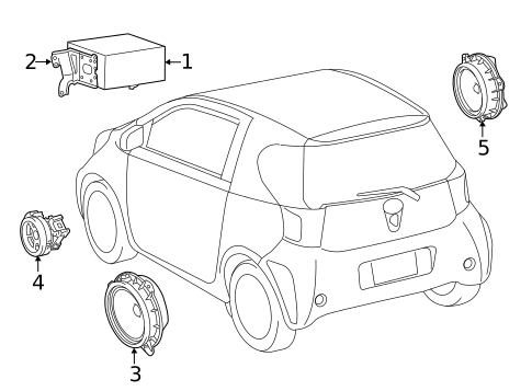 Sound System for 2014 Scion iQ #0