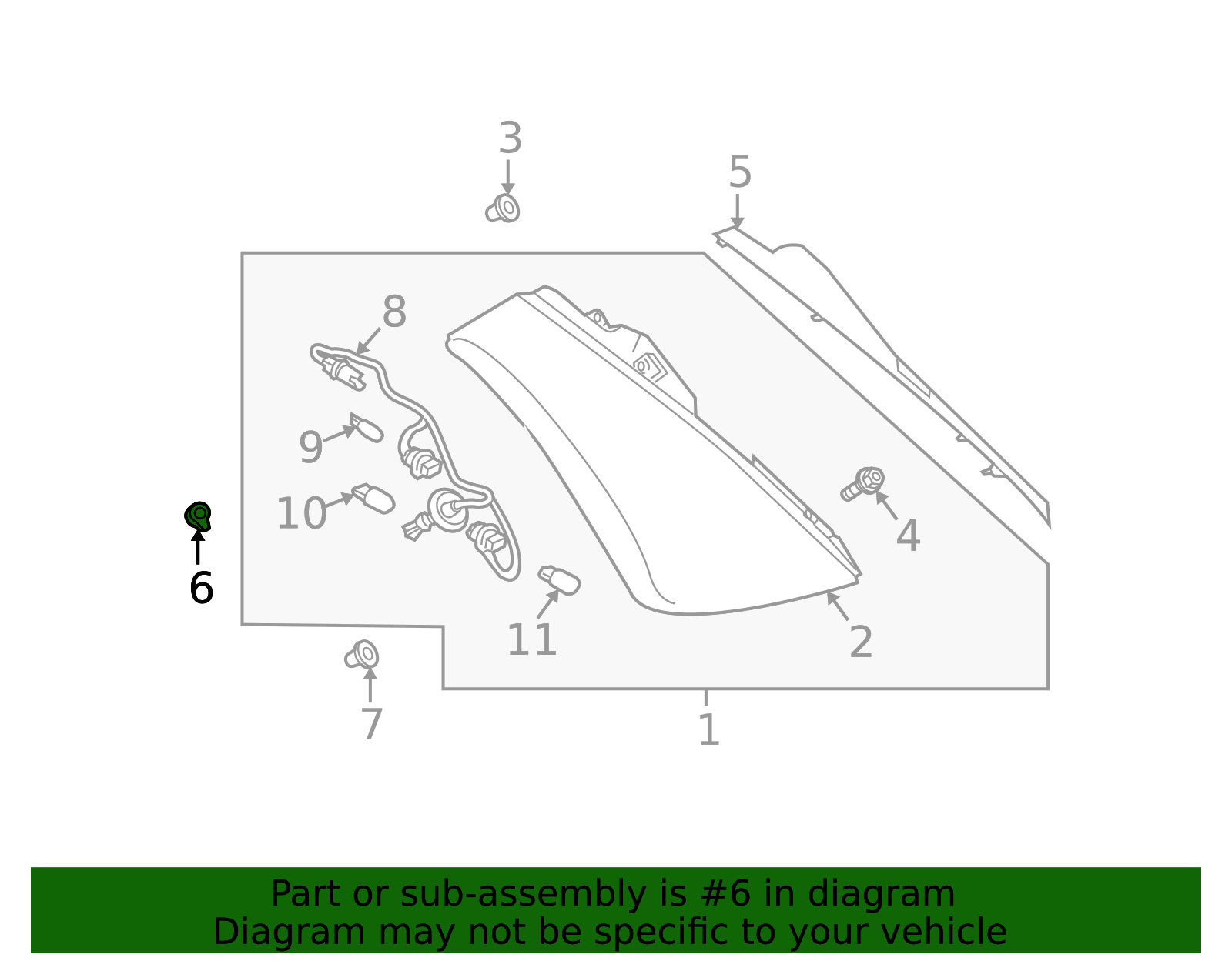 2003-2007 Nissan Murano Lens & Housing Grommet 76848-CA000 | OEM Parts ...