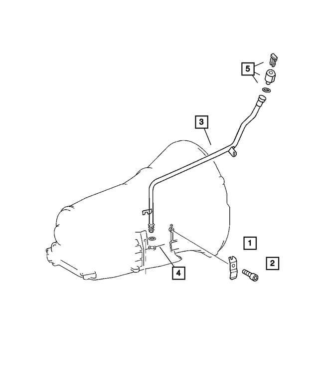 4810021 - Automatic Transmission 5 Speed [DGJ]: Grommet for Mopar Image