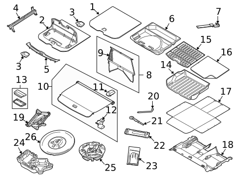 Interior Trim - Rear Body for 2014 Volvo XC60 #0