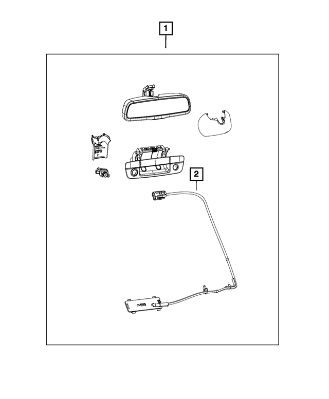 68382504AD - Mopar Accessories - Component Parts: 7 Way Connector for Mopar Image image