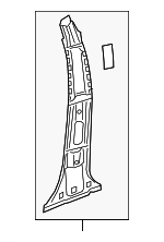84067626 - Body: Inner Center Pillar for GM Image