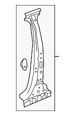 23316240 - Body: Center Pillar Reinforced for GM Image