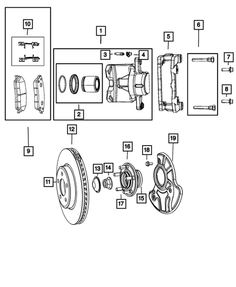 Front Brakes for 2018 Dodge Charger #3