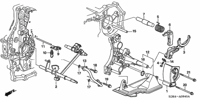 AT Shift Fork for 2007 Honda Accord #0