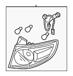924010W500 - : Tail Lamp Assembly for Hyundai: Santa Fe Image