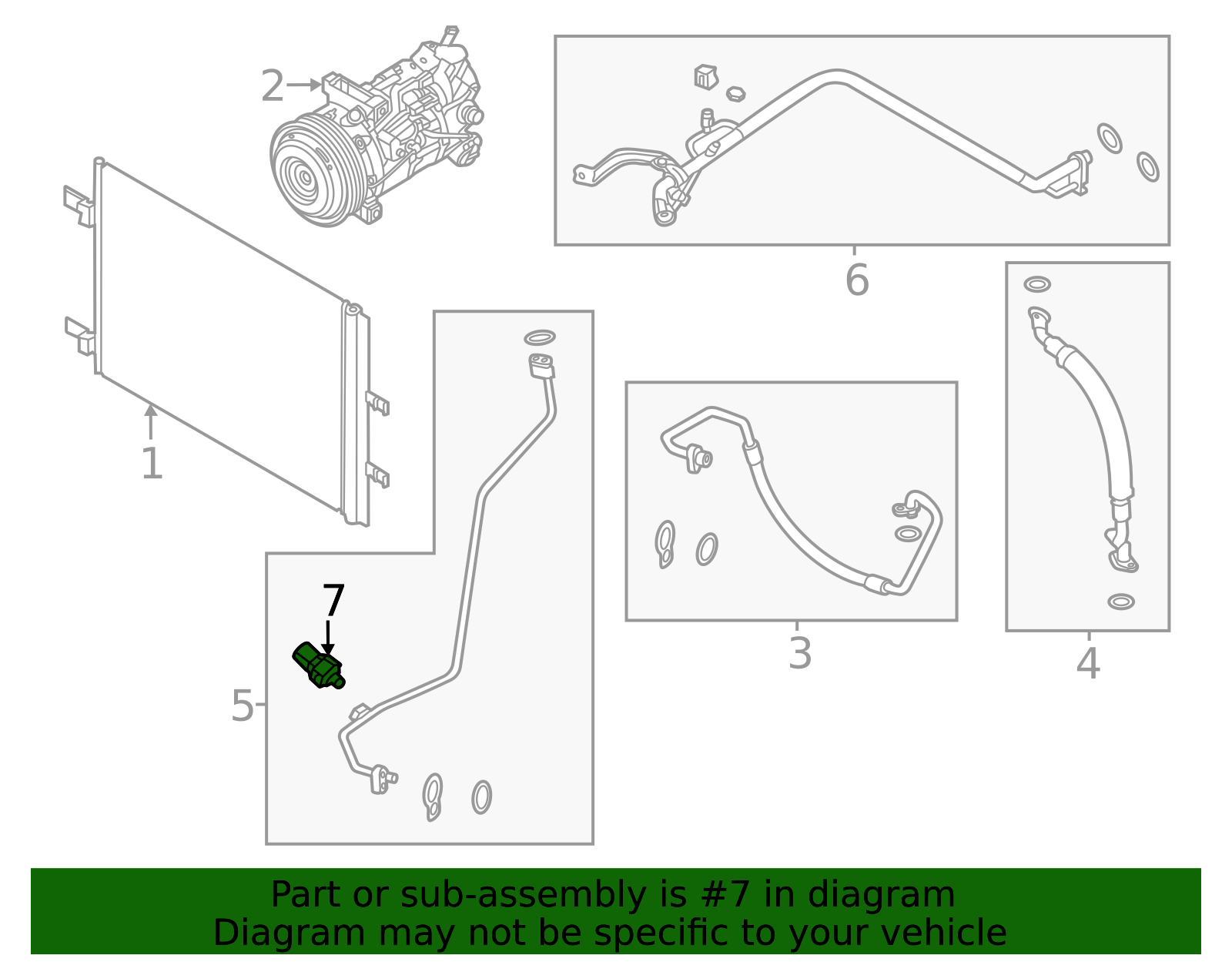 2020-2025 Nissan Pressure Sensor 92136-6801R | OEM Parts Online