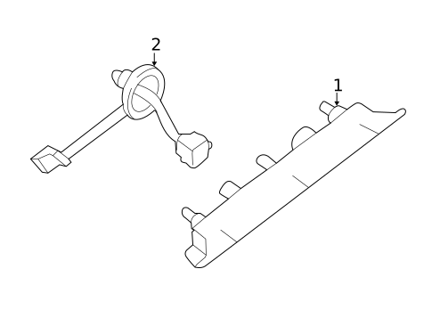 High Mounted Stop Lamp for 2018 Nissan Pathfinder #0