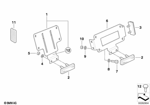 Side Marker Lamps, Reflectors for 2003 BMW-Motorrad R 1200 C Independent #0
