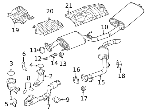 Catalytic Converter for 2012 Nissan Quest #0