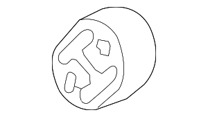 206514N000 - Exhaust: Front Muffler Rubber Mount for Nissan: Murano, Pathfinder, Quest Image