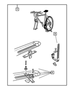 5016389AA - Mopar Accessories - Component Parts: Accessory Hardware Kit for Mopar Image