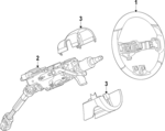 1TB14DX9AD - Steering: Shroud for Mopar Image