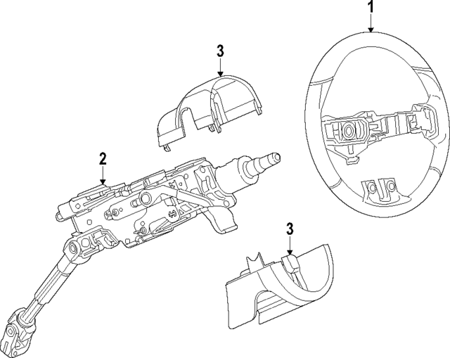 1TB14DX9AD - Steering: Shroud for Mopar Image