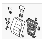 KD3357400L02 - Body: Seat Back Assembly for Mazda: CX-5 Image image