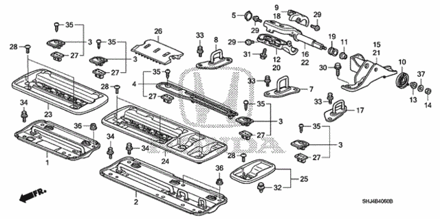 Middle Seat Strikers for 2007 Honda Odyssey #0