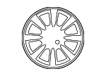28111AJ101 - : Wheel, Alloy for Subaru: Forester Image