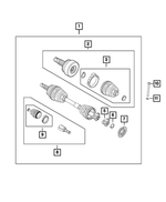 68094608AA - Four Wheel Drive; Differential and Drive Line: Snap Ring for Mopar Image