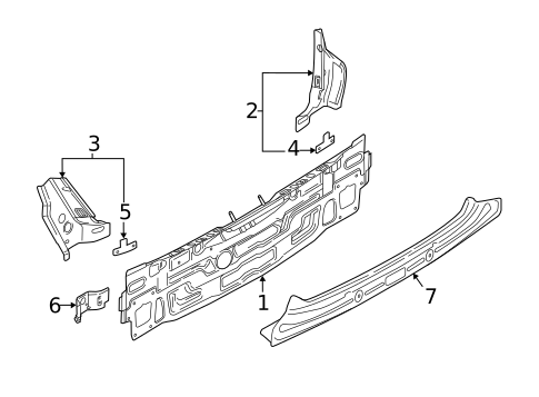 Rear Body for 2018 Audi A3 Sportback e-tron #0