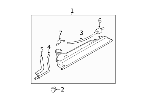 High Mounted Stop Lamp for 2011 Subaru Impreza #0