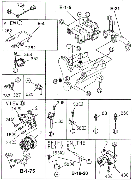 Generator - Starter - Sensors for 1997 Acura SLX #0