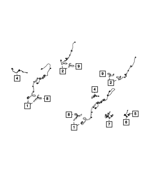Wiring-Body and Accessories for 2018 Jeep Wrangler #1