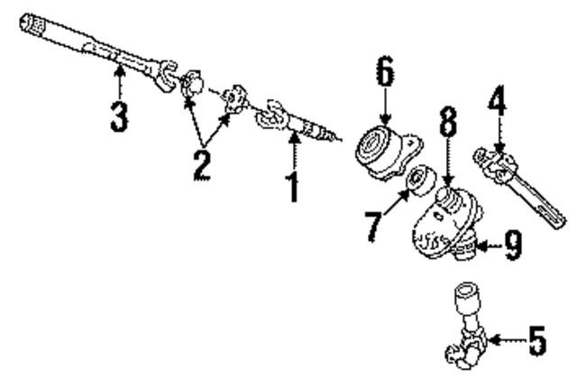 4094094 - Steering: Upper Shaft for Mopar Image