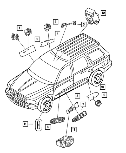 Switches for 2005 Dodge Durango #1