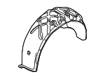 95850497101 - Body: Wheelhouse Liner for Porsche: Cayenne Image